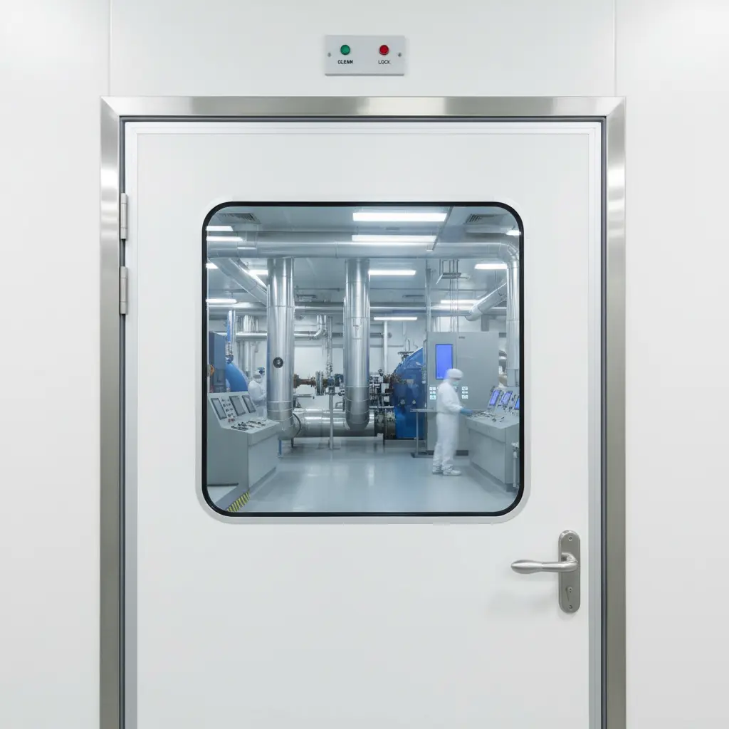Medical Clean Room Door For Power Plants And Utility Rooms