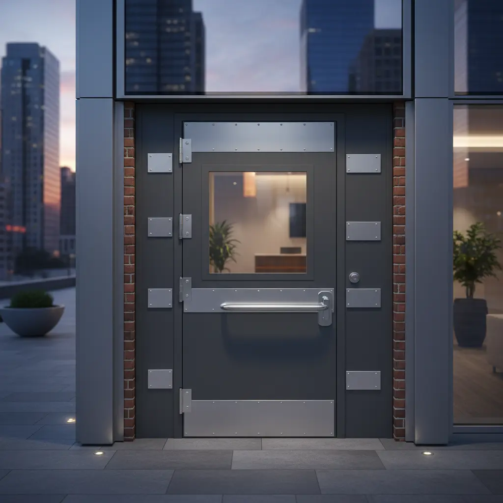 Steel Fire Rated Door For Commercial Buildings And Office Towers