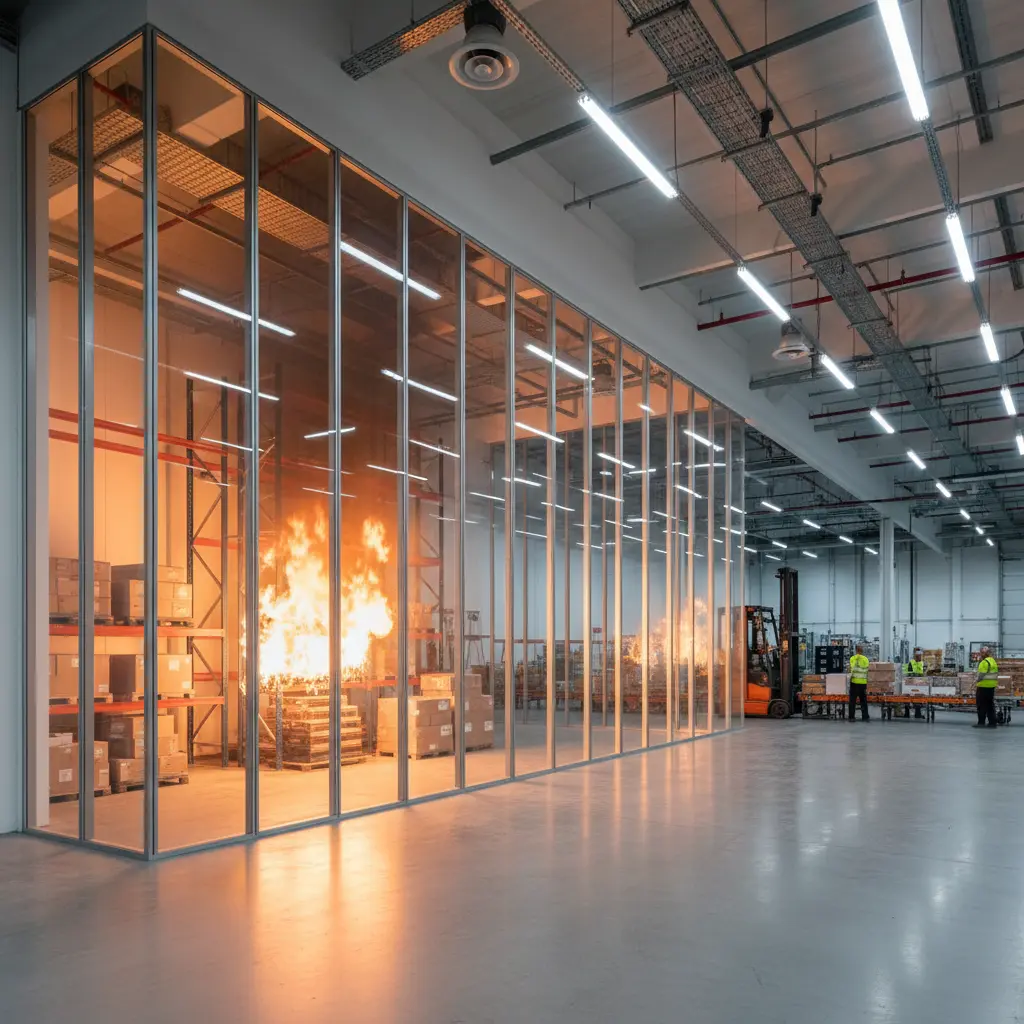 Fireproof Glass For Warehouses And Logistics Facilities