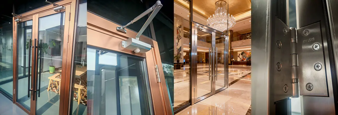 Stainless Steel Glass Fire Rated Door (2)