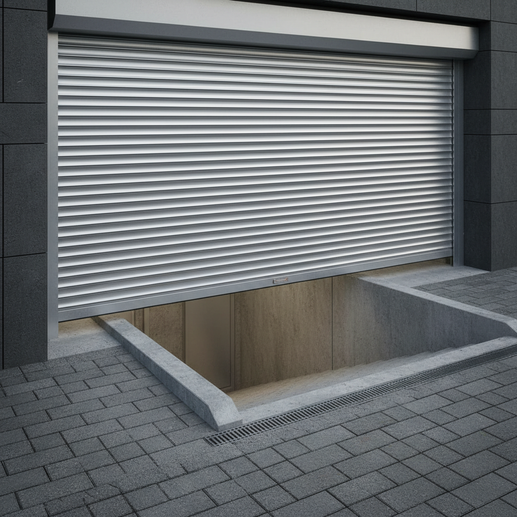 Motorized Rolling Shutters For Underground Basements And Moisture Prone Spaces