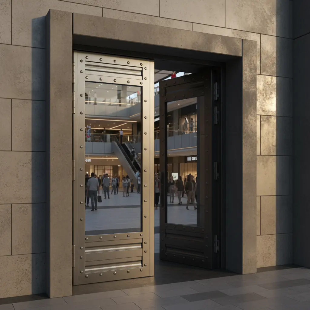 Blast Proof Steel Door For Shopping Malls And Public Venues