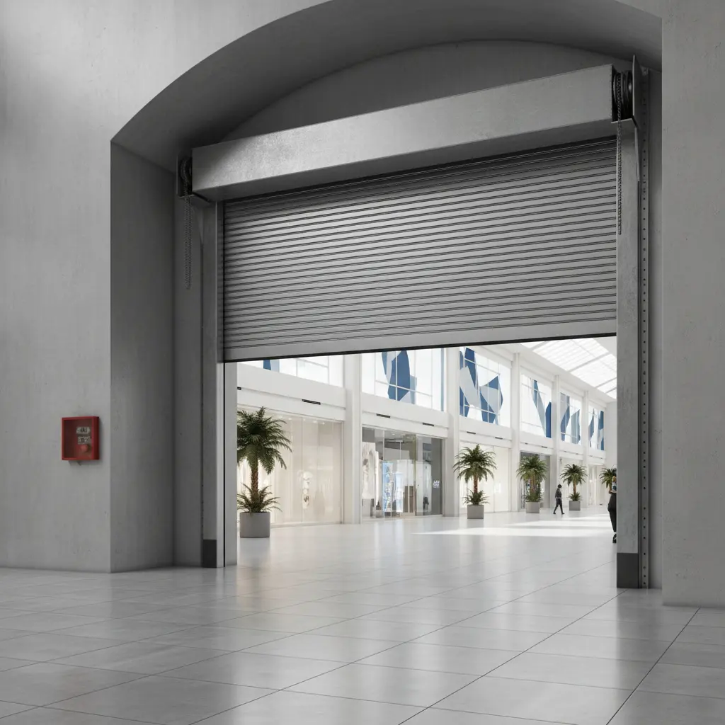 Rolling Steel Fire Door For Shopping Malls And Public Venues